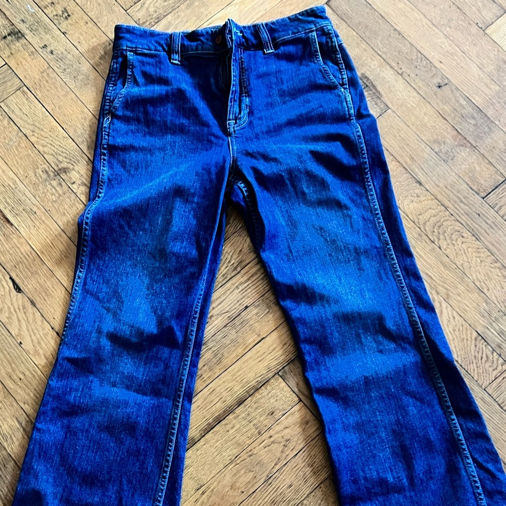 Wide leg denim
